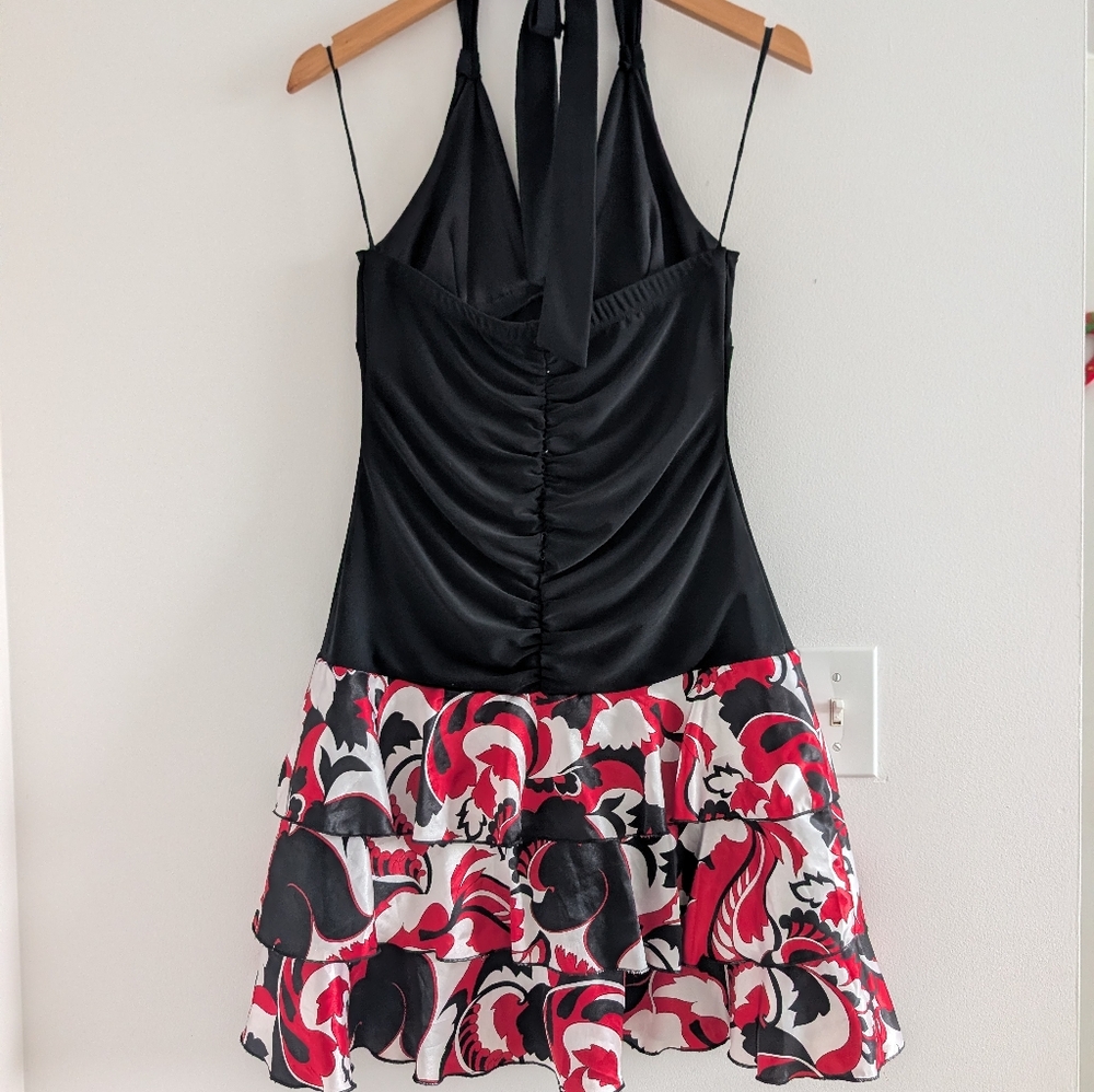 2000's Halter Ruffle Dress - Picture 7 of 11